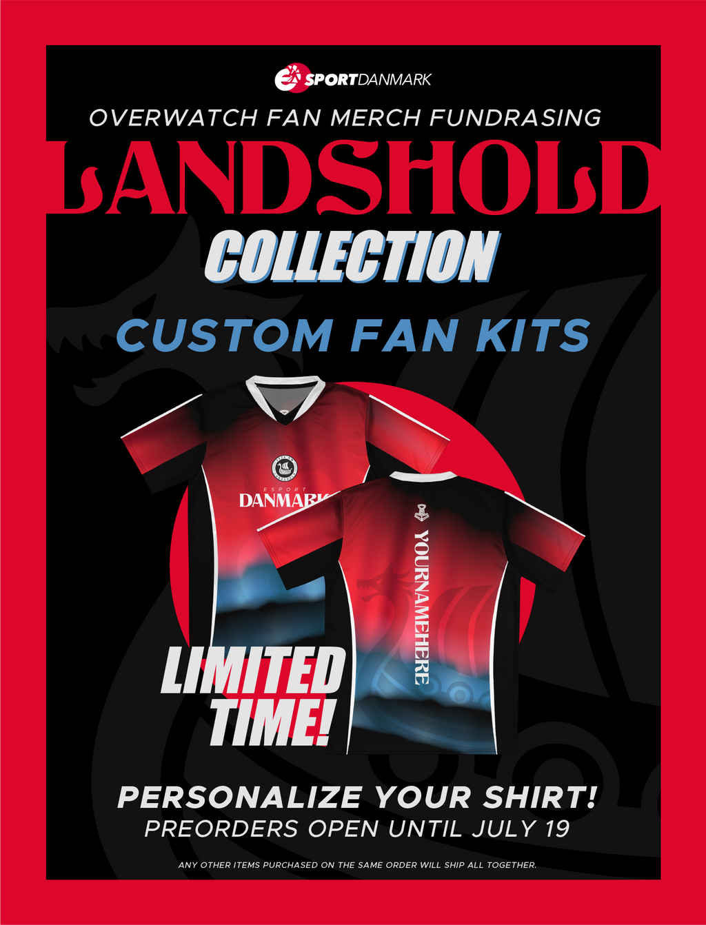 LANDSHOLD FAN KIT - CUSTOM [Pre-orders open until July 19]