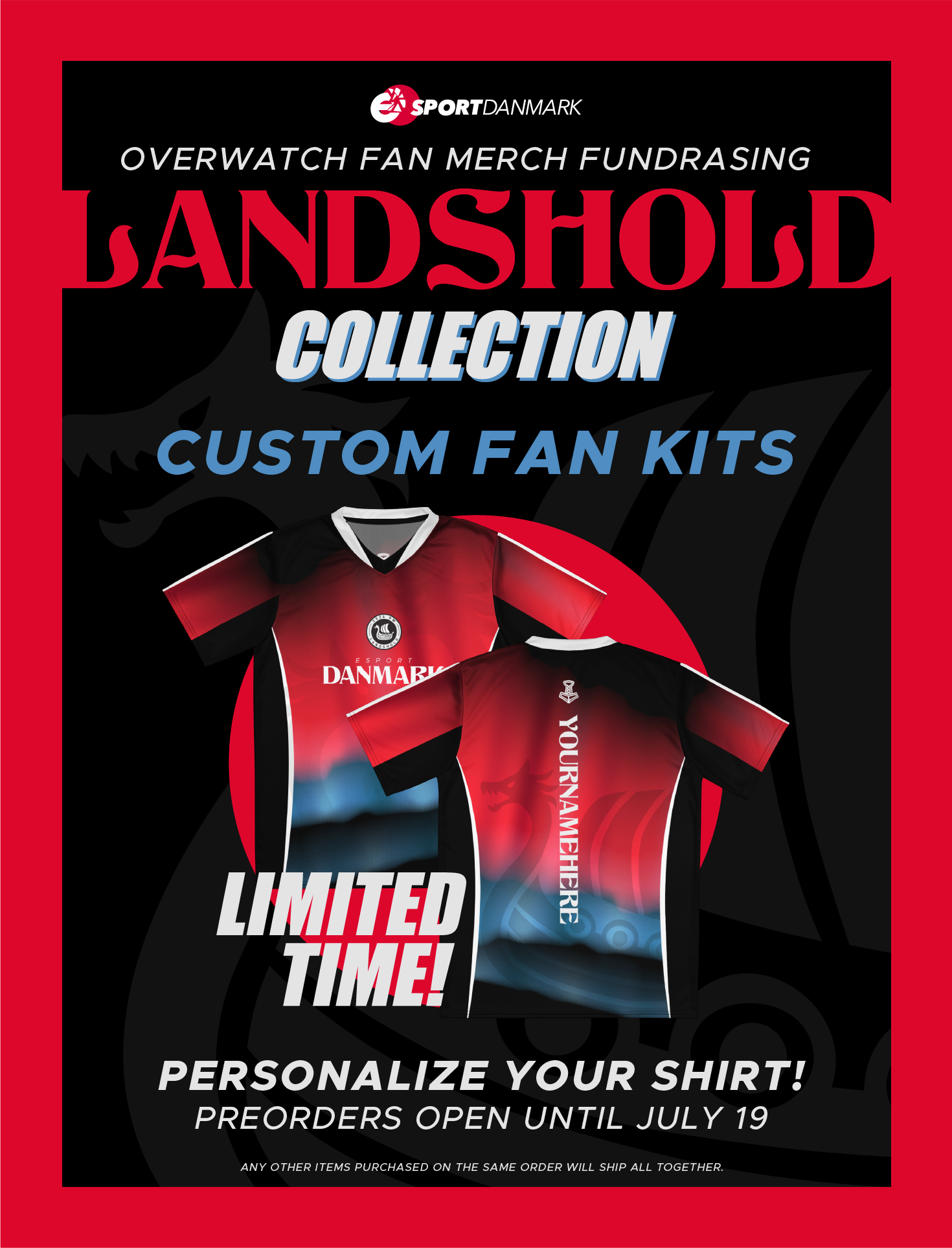 LANDSHOLD FAN KIT - CUSTOM [Pre-orders open until July 19]